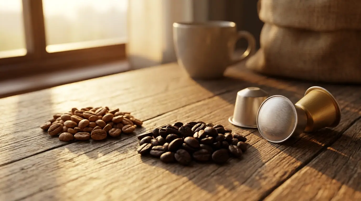 อาราบิก้า vs โรบัสต้า ในกาแฟแคปซูลต่างกันยังไง เลือกแบบไหนดี