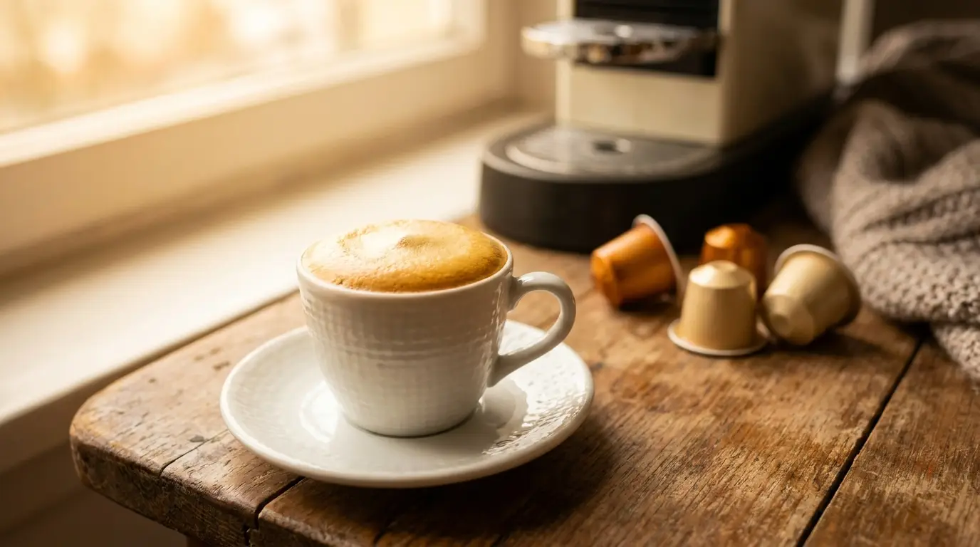 ครีมา (Crema) ของกาแฟแคปซูลคืออะไร ทำไมชั้นฟองสีทองถึงสำคัญ